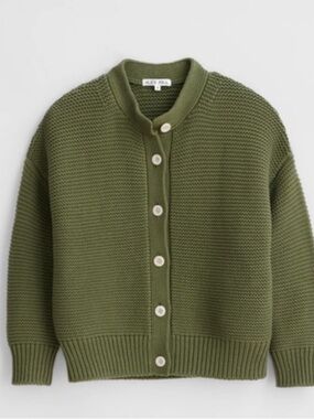 Alex Mill Olive Knit Nico Cardigan- small